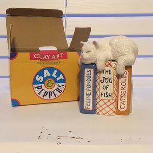 Clay Art salt and pepper shakers